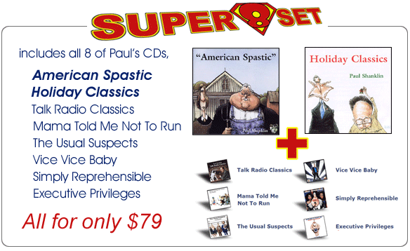 includes Paul�s two newest CDs, American Spastic & Holiday Classics